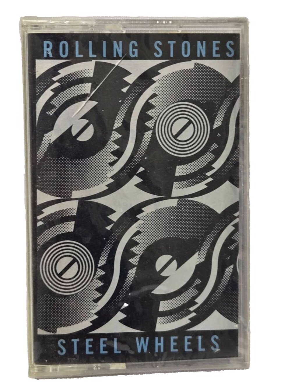 The Rolling Stones Steel Wheels Cassette Tape OCT 45333 Columbia 1989 Vintage